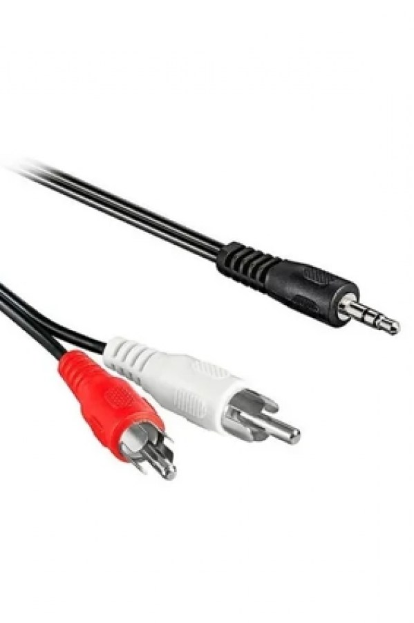 Cable De Audio Auxiliar Miniplug Jack 3.5mm / Rca 3m